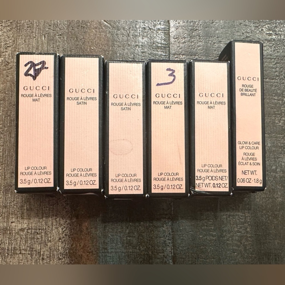 Gucci Cream Lipstick - Luxurious Matte Finish (EACH)